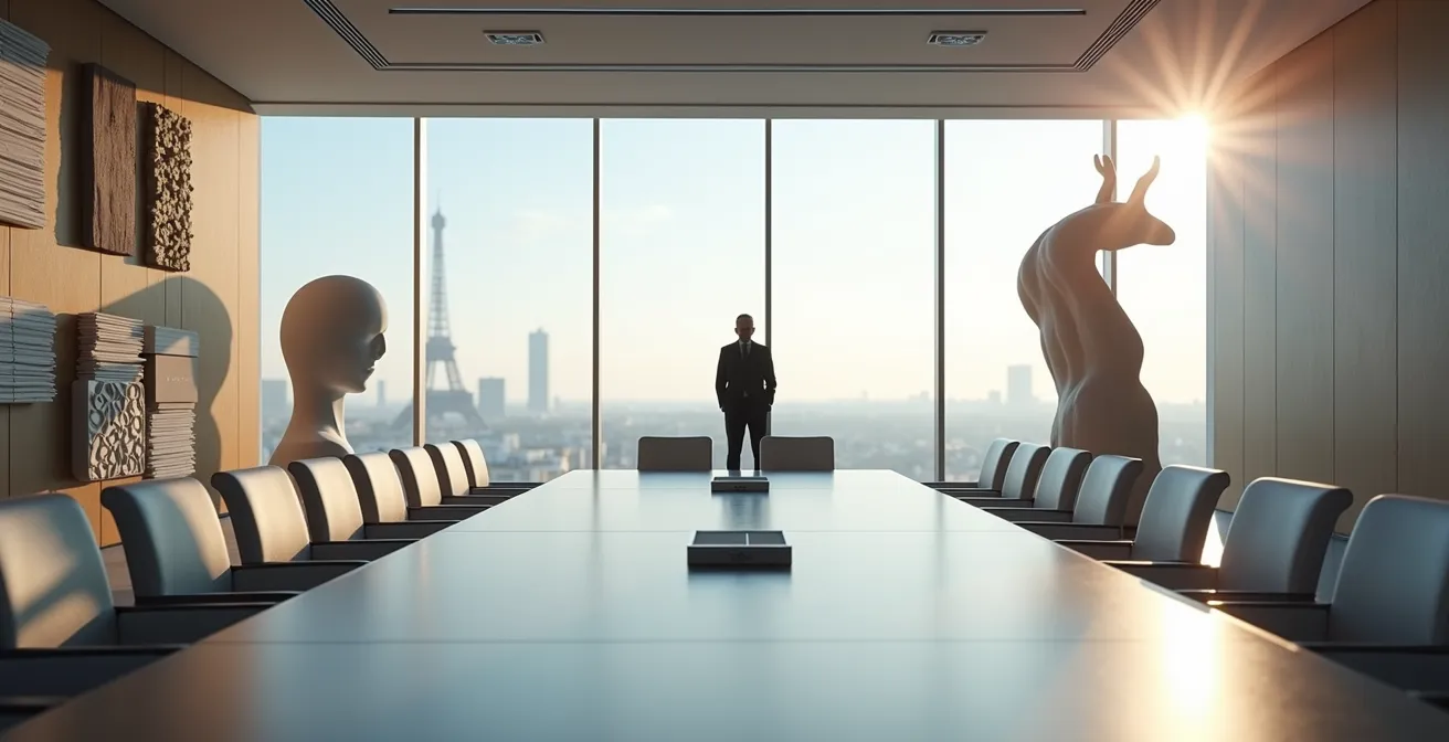 Balance symbolique entre leadership transactionnel et transformationnel dans un contexte d'entreprise moderne