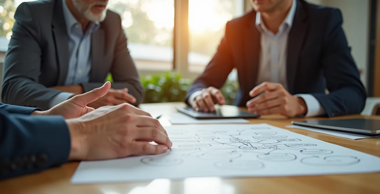 Représentation visuelle du processus de développement individuel en entreprise