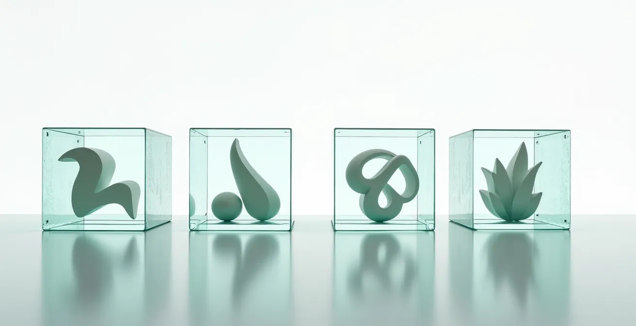 Représentation visuelle des quatre styles de leadership à travers des interactions d'équipe