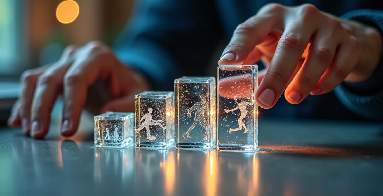 Professionnel analysant des tendances et évolutions de compétences dans un environnement moderne